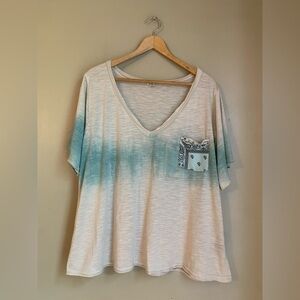 Pol t shirt blouse top
Tie dye